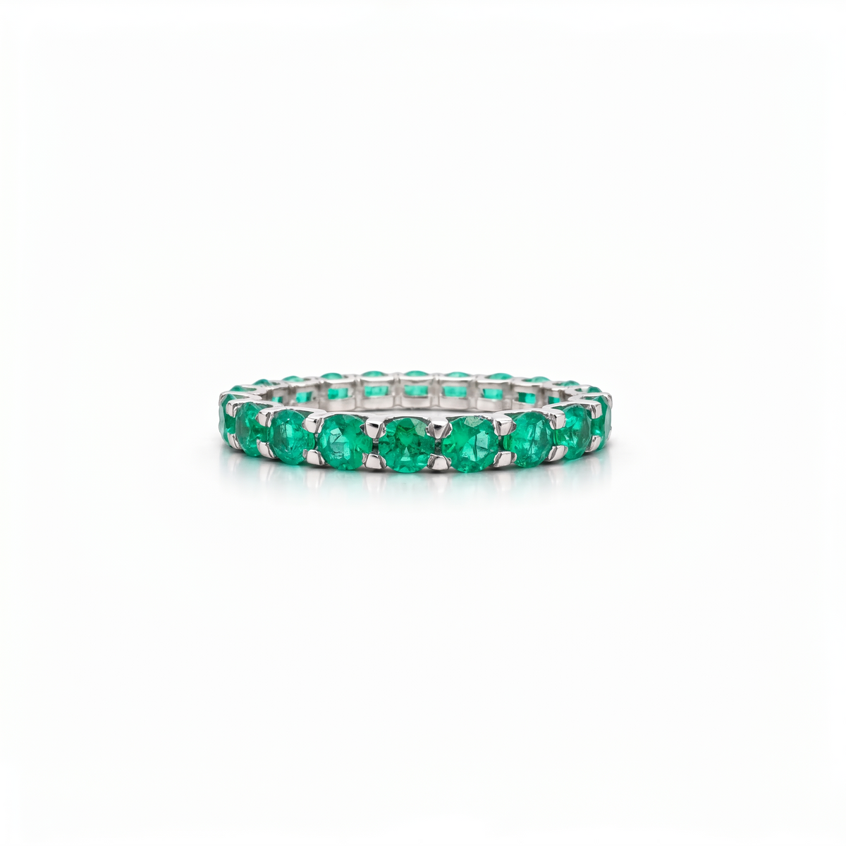 Linea Grande Ring – Colombian Green Emerald