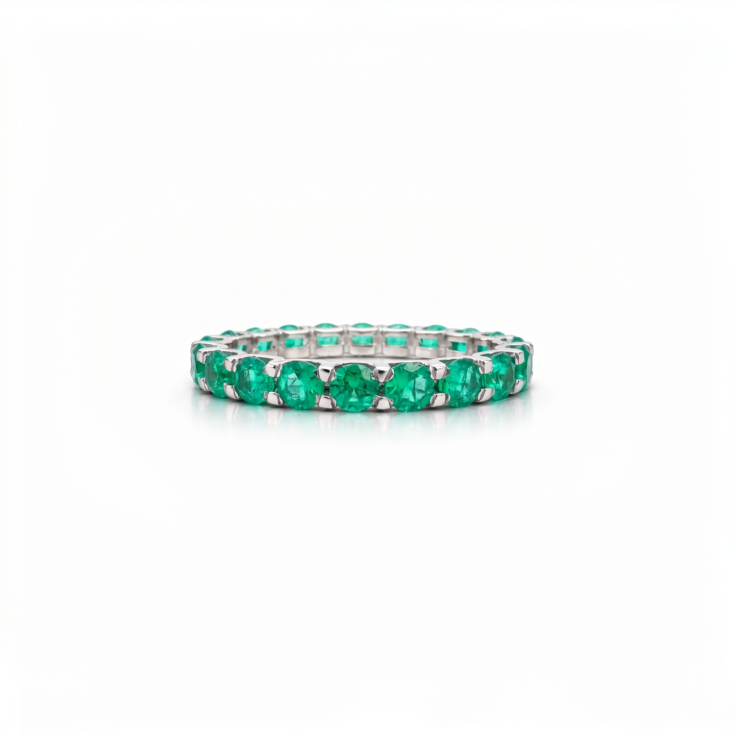 Linea Grande Ring – Colombian Green Emerald