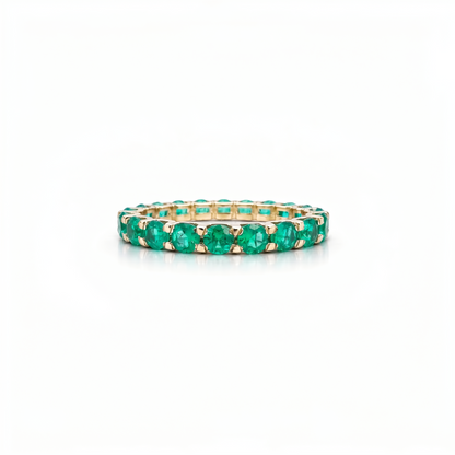 Linea Grande Ring – Colombian Green Emerald