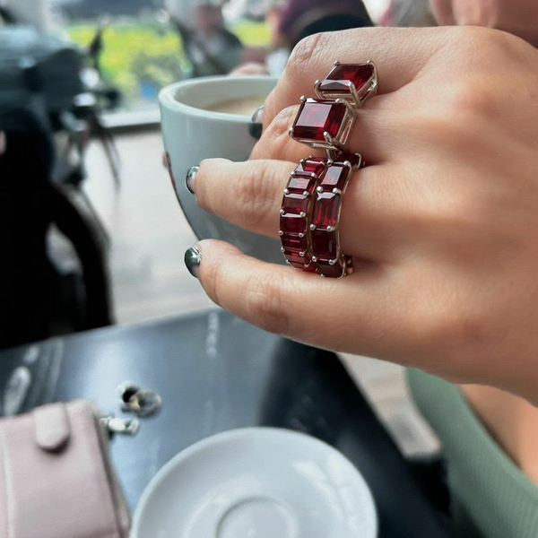 Deep Red Garnet
