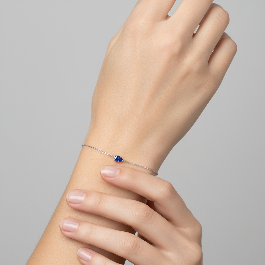 Nova Solitaire Bracelet – Purple Amethyst