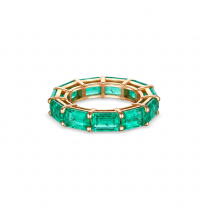 Nexus Tennis Ring – Colombian Green Emerald
