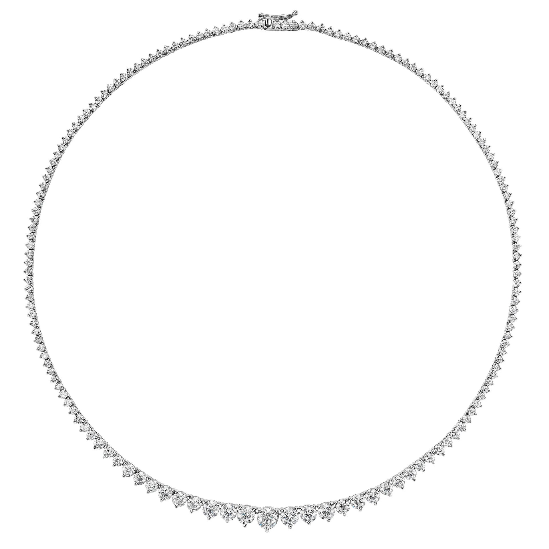 Juno Graduated Tennis Necklace – Red Ruby