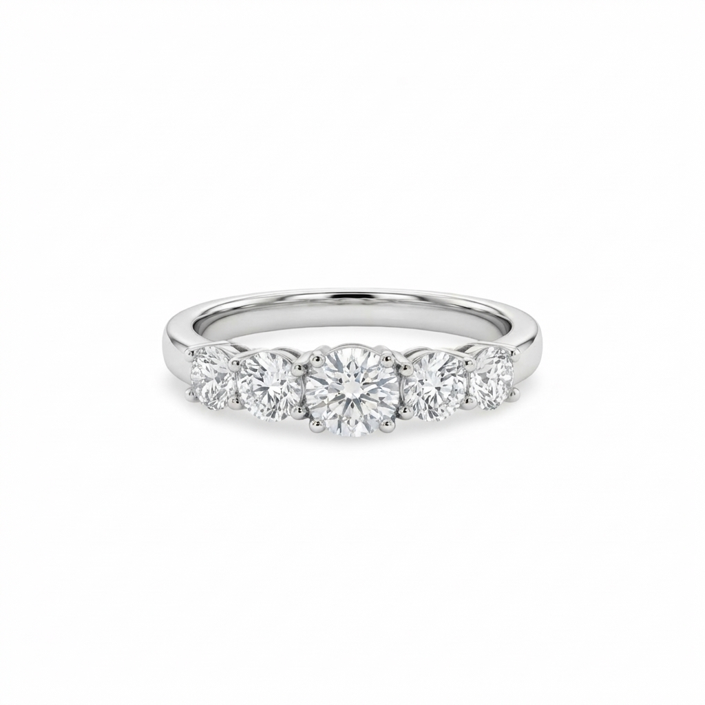 Juno Cinco Ring – White Diamond