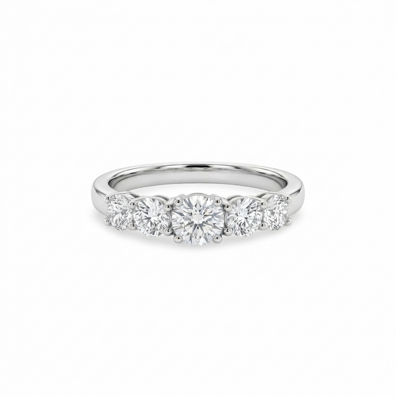 Juno Cinco Ring – White Diamond