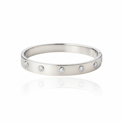 Forma Cinco Elemental Bangle – White Diamond