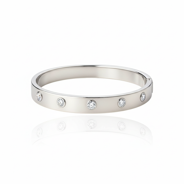Forma Cinco Elemental Bangle – White Diamond