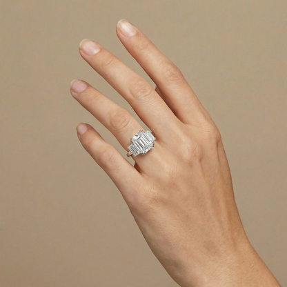 Nexus Trilogy Ring – White Diamond