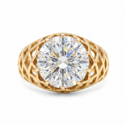 Juno Trellis Ring – White Diamond