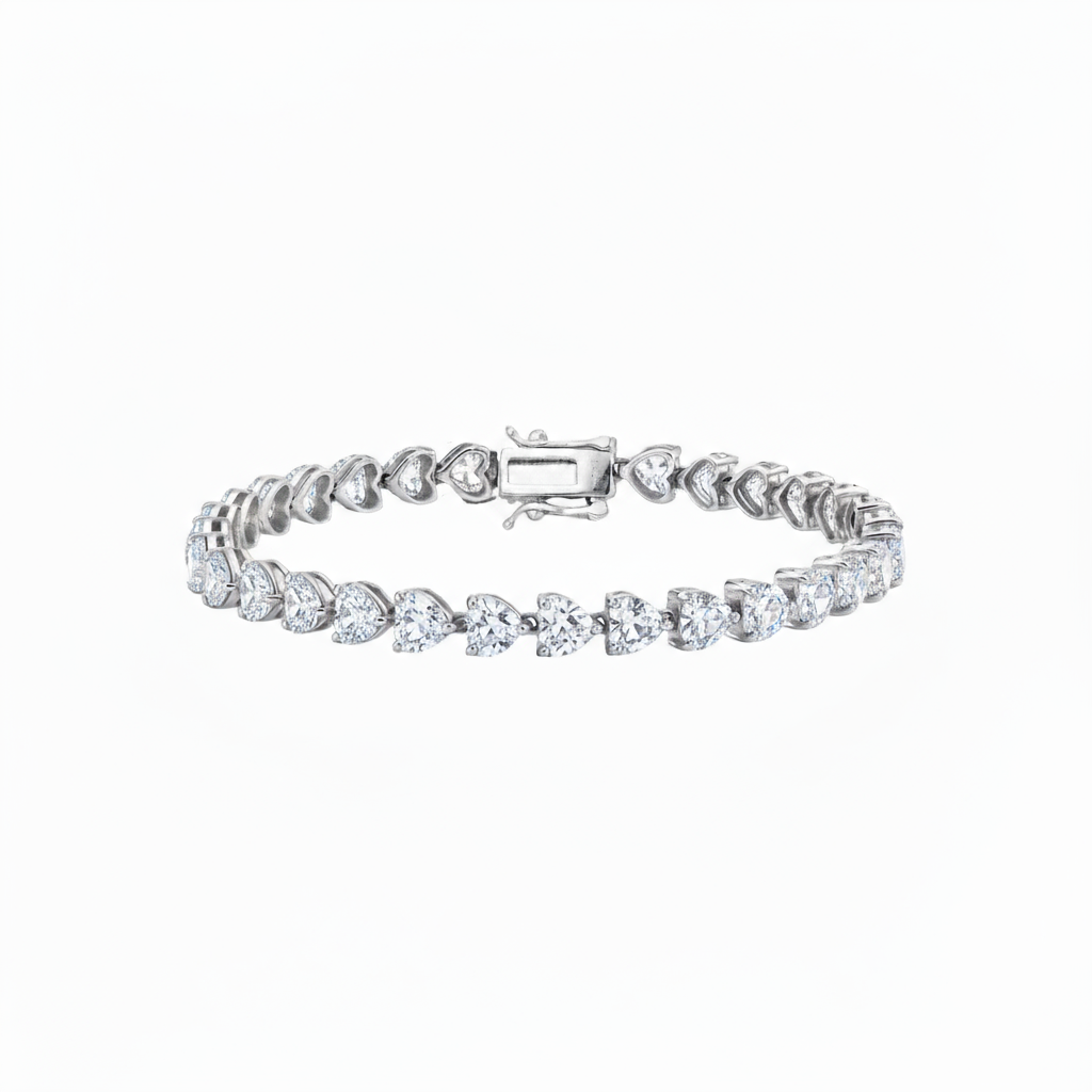 Amore Tennis Bracelet – White Diamond