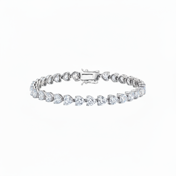 Amore Tennis Bracelet – White Diamond
