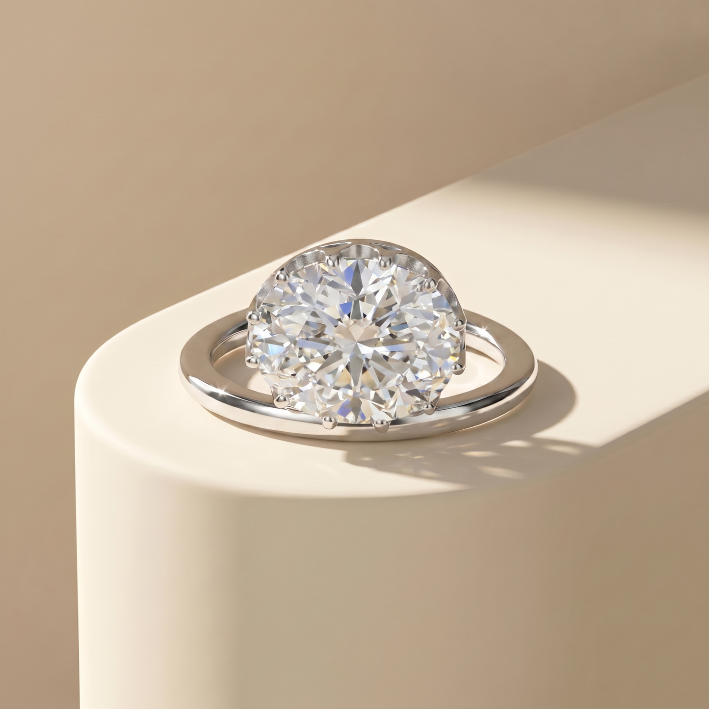 Velara Satellite Ring – White Diamond