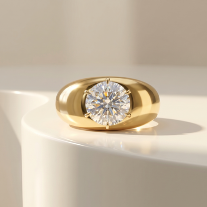 Juno Grand Dome Ring – White Diamond