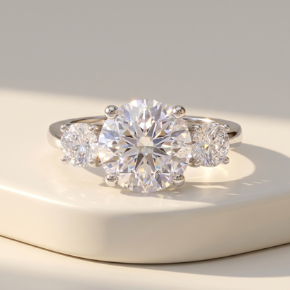 Juno Trilogy Ring – White Diamond
