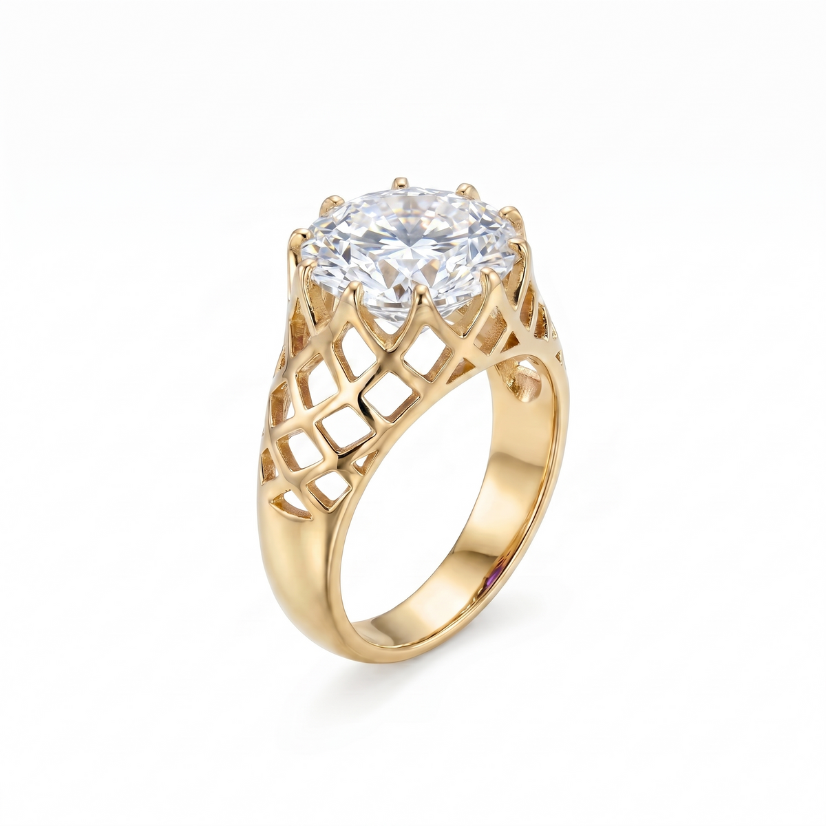 Juno Trellis Ring – White Diamond