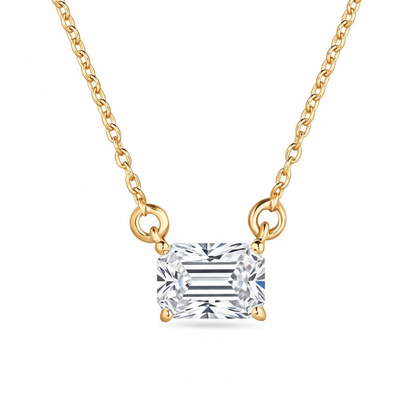 Nexus Solitaire Necklace – White Diamond