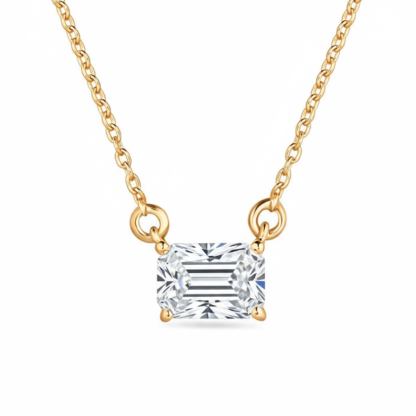 Nexus Solitaire Necklace – White Diamond