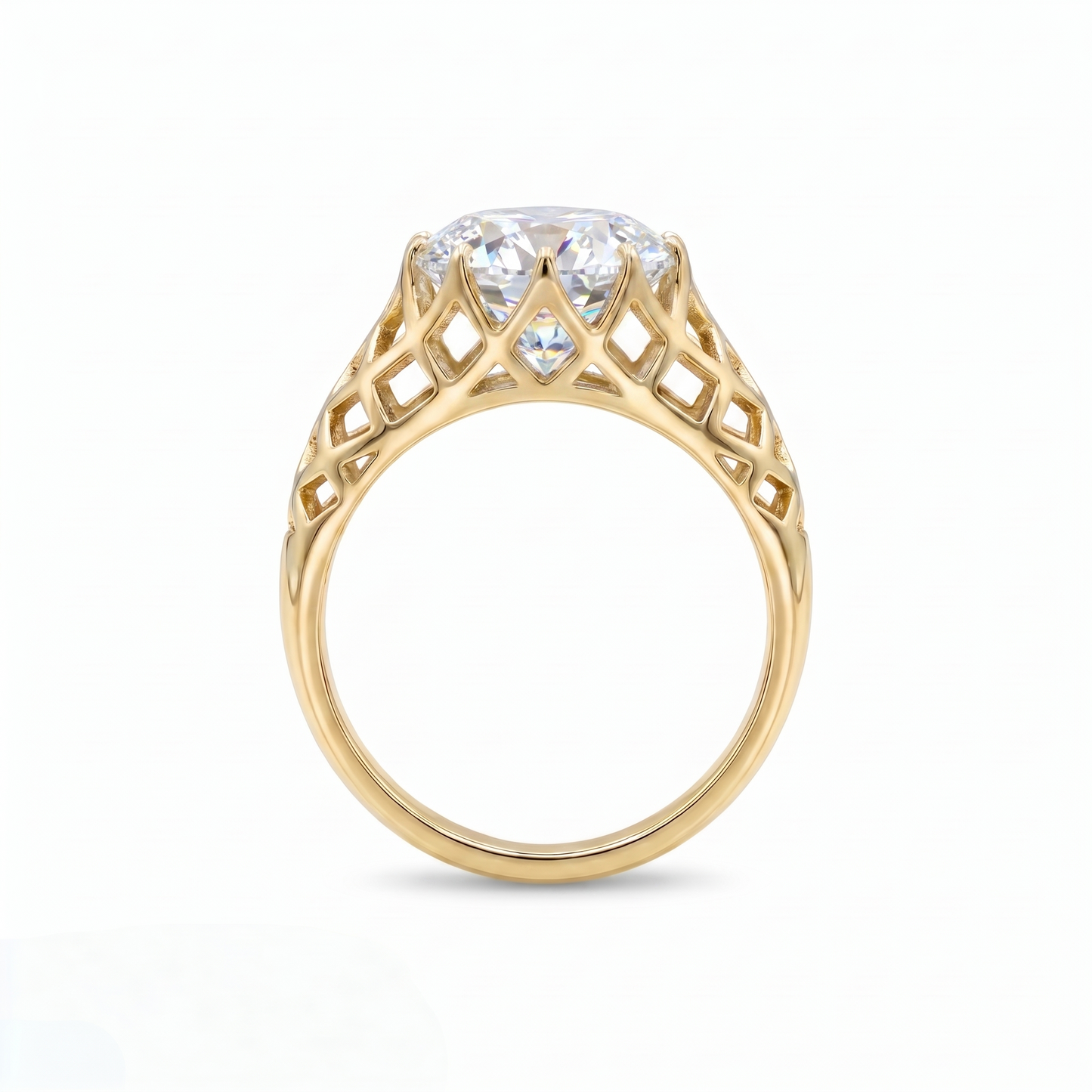 Juno Trellis Ring – White Diamond