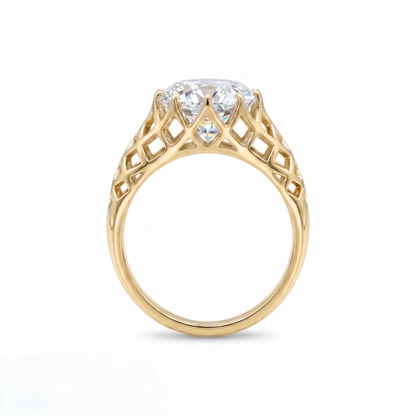 Juno Trellis Ring – White Diamond