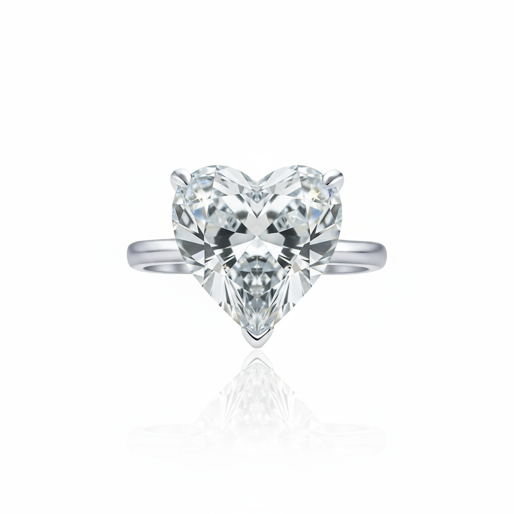 Amore Bold Solitaire Ring – White Diamond