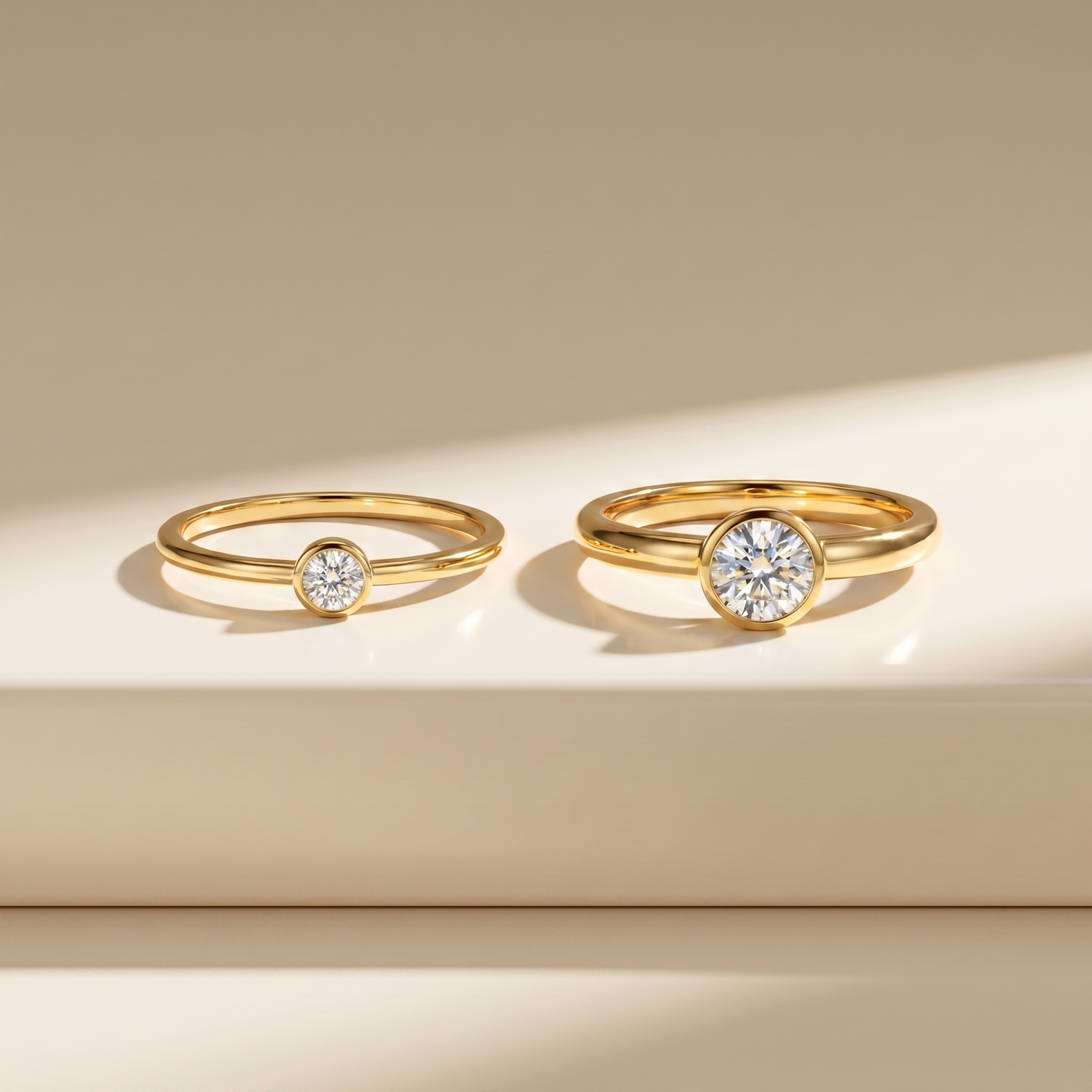 Forma Solitaire Ring – White Diamond