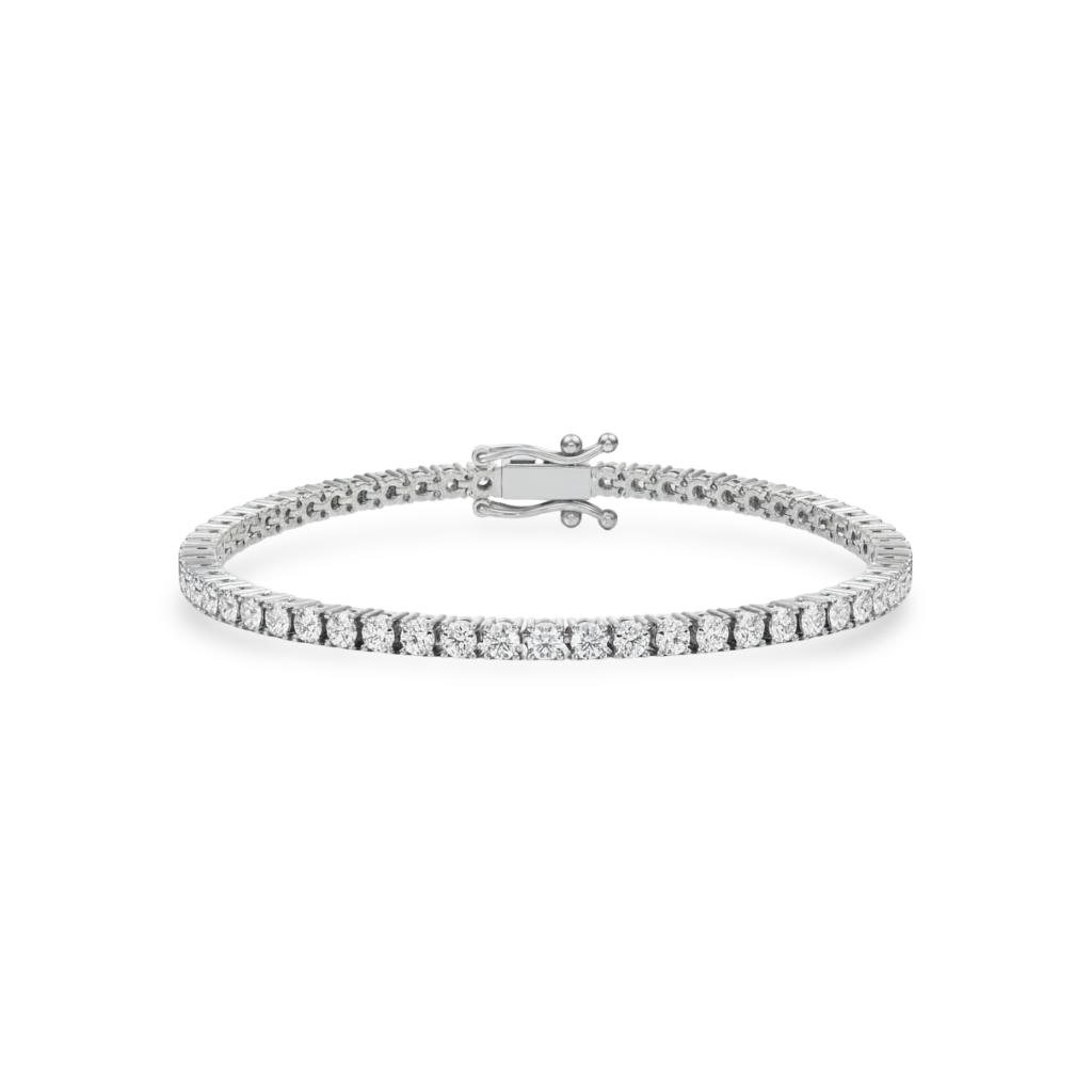 Juno Midi Tennis Bracelet – White Diamond