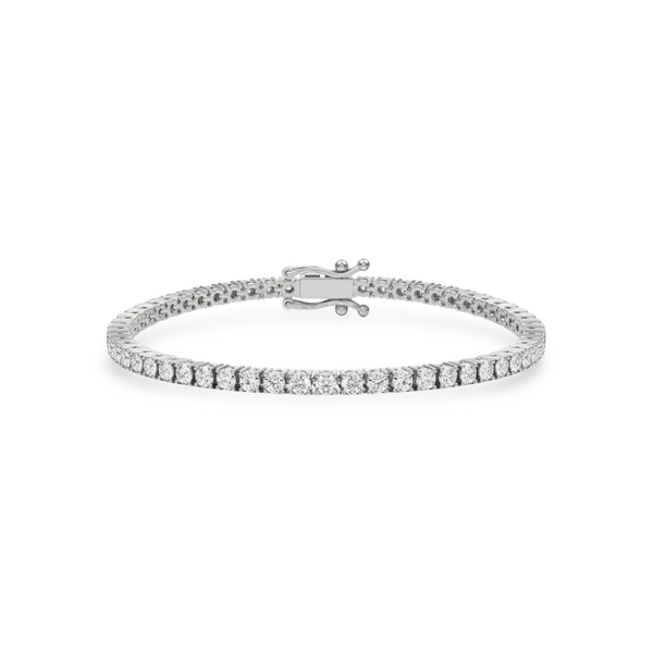 Juno Midi Tennis Bracelet – White Diamond