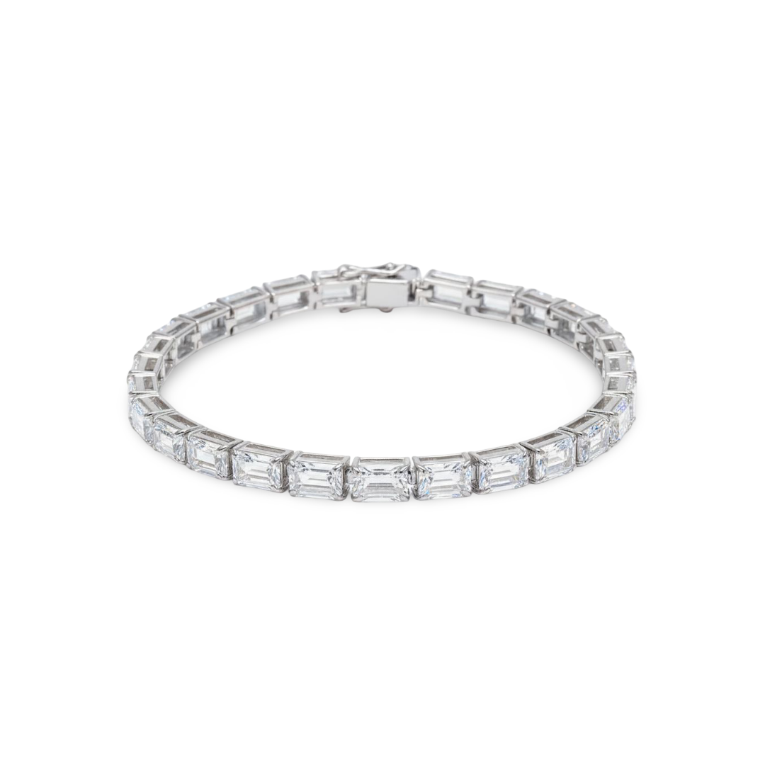 Nexus Tennis Bracelet – White Diamond