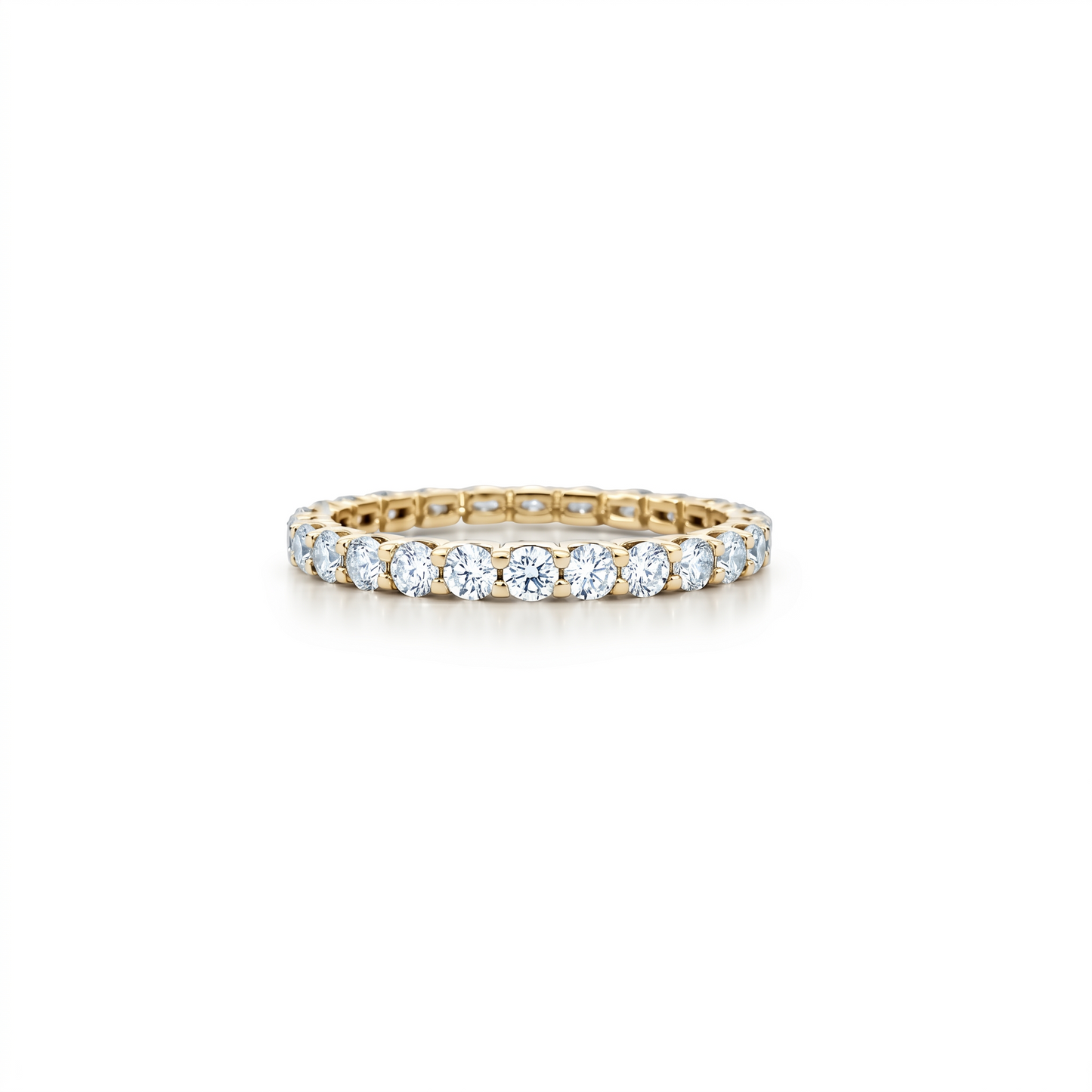 Linea Midi Ring – White Diamond