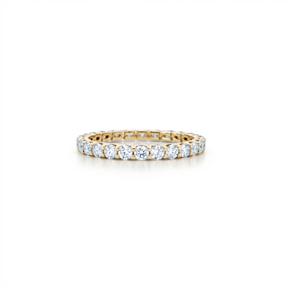 Linea Midi Ring – White Diamond