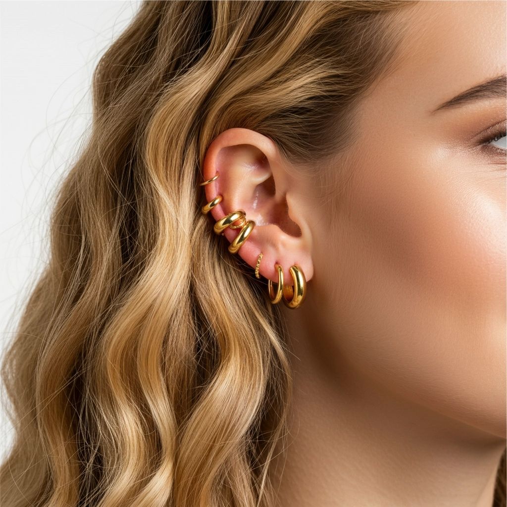 Donut Midi Ear Cuff