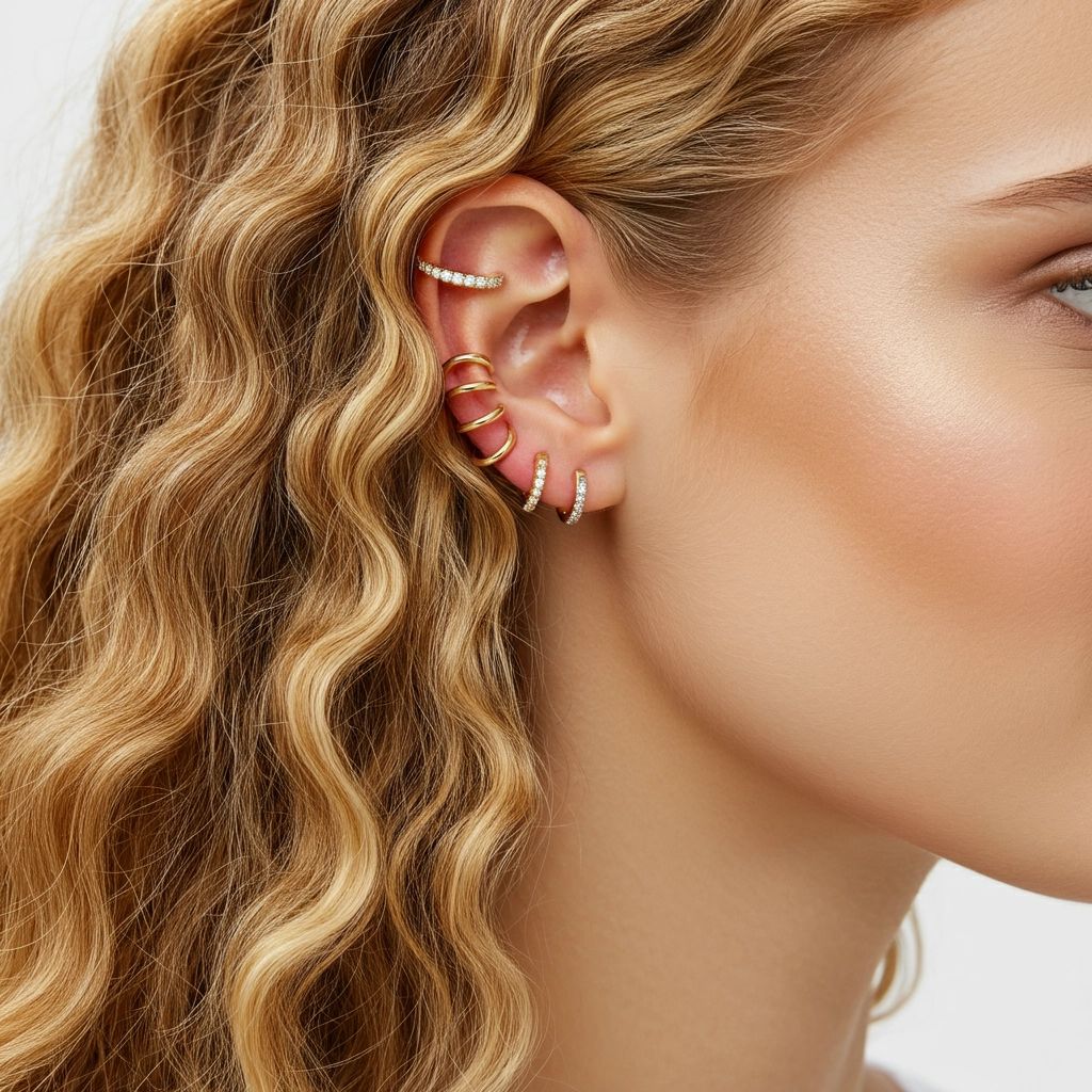 Donut Mini Ear Cuff