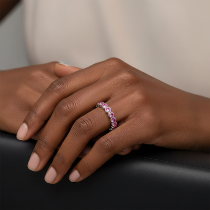 Forma Eternity Ring – White Diamond