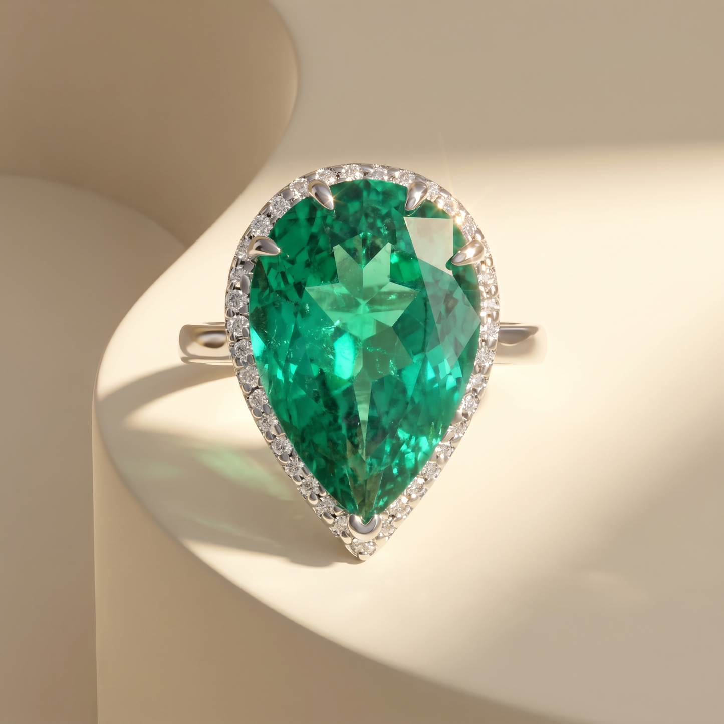 Nova Principessa Ring – Colombian Green Emerald