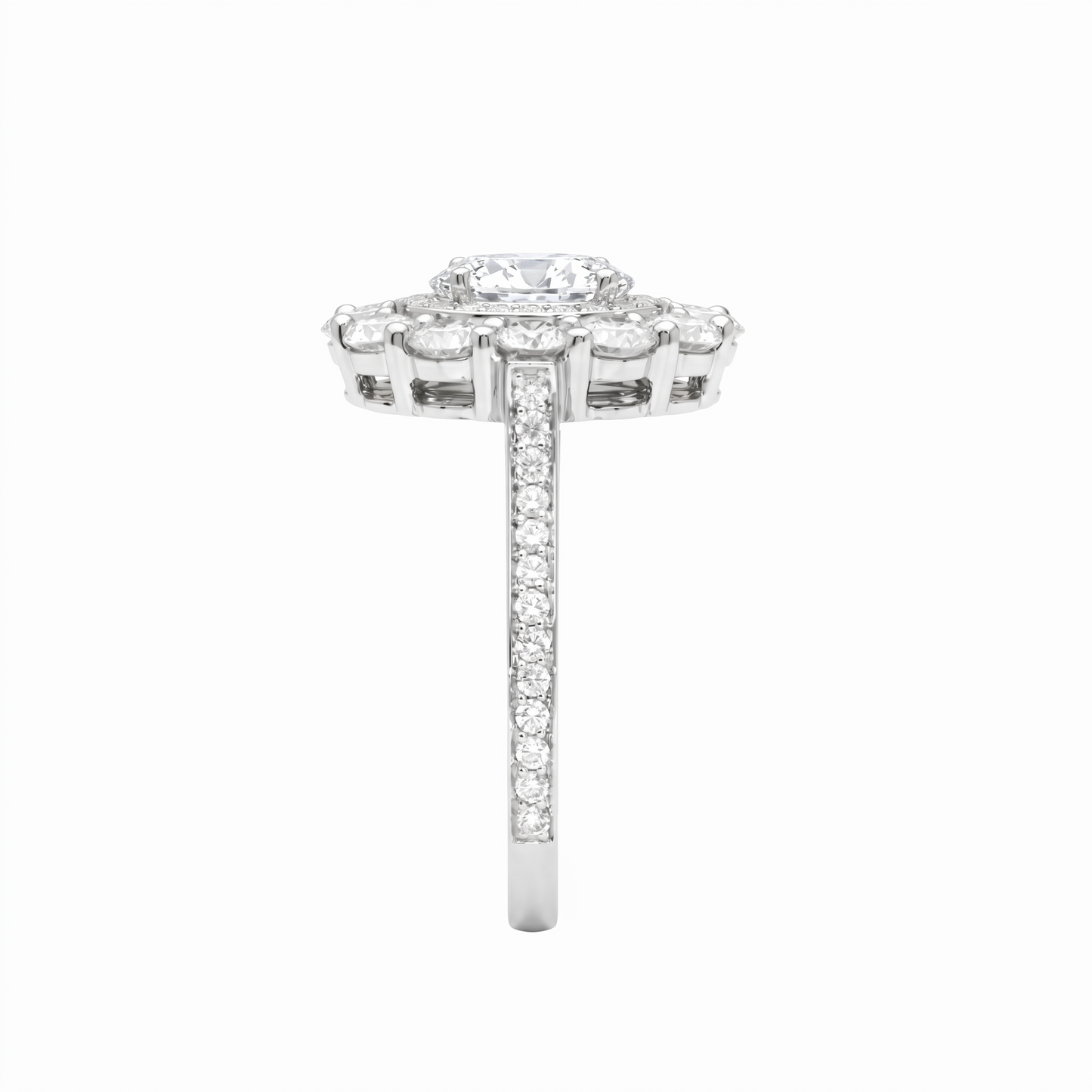 Velara Double Halo Ring – White Diamond