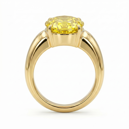 Velara Signet Ring – Yellow Sapphire