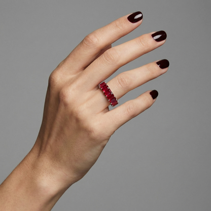 Nexus Eternity Ring – Red Ruby