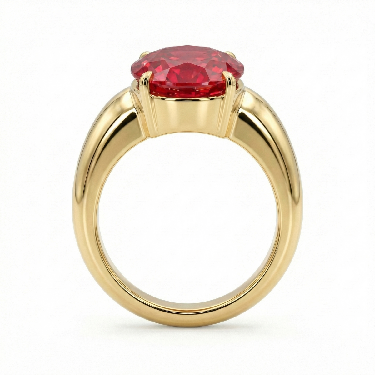 Velara Signet Ring – Red Ruby