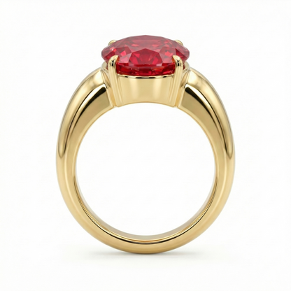 Velara Signet Ring – Red Ruby