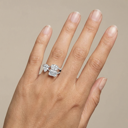 Nova Trio Ring – White Diamond