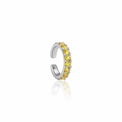 Linea Grande Ear Cuff – Yellow Sapphire