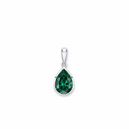 Nova Frame Pendant – Zambian Green Emerald