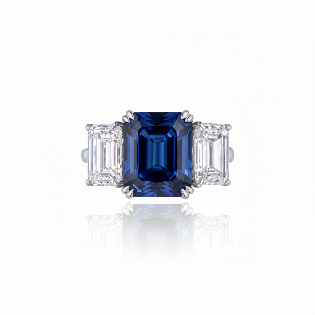 Nexus Trilogy Ring – Blue Sapphire