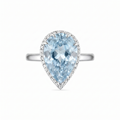 Nova Principessa Ring – Light Blue Aquamarine