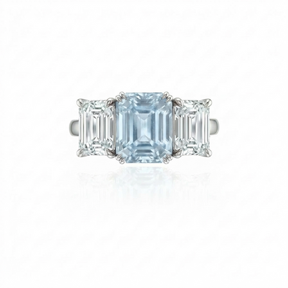 Nexus Trilogy Ring – Light Blue Aquamarine