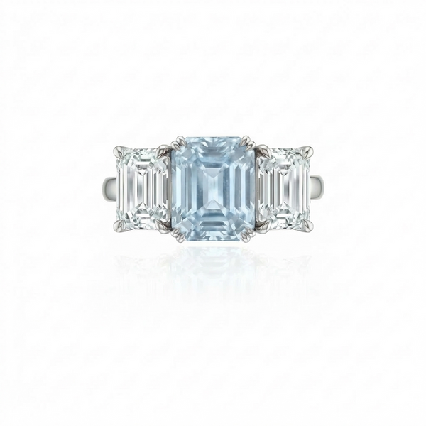 Nexus Trilogy Ring – Light Blue Aquamarine