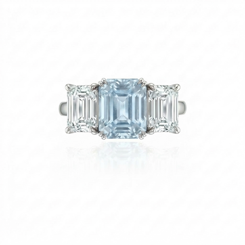Nexus Trilogy Ring – Light Blue Aquamarine