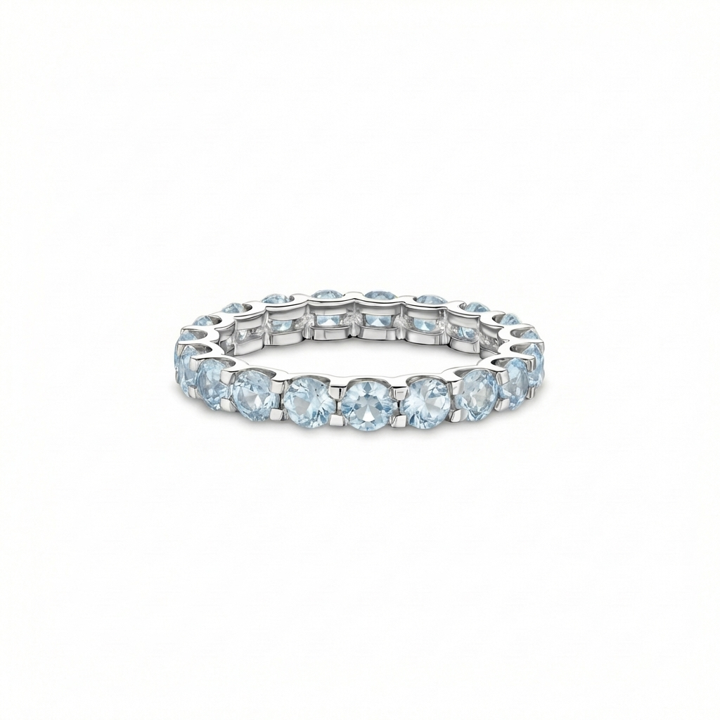 Linea Grande Ring – Light Blue Aquamarine