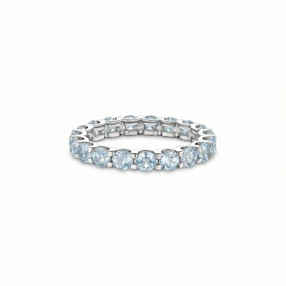 Linea Grande Ring – Light Blue Aquamarine