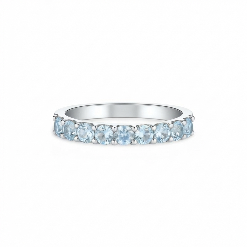 Linea Demi Grande Ring – Light Blue Aquamarine
